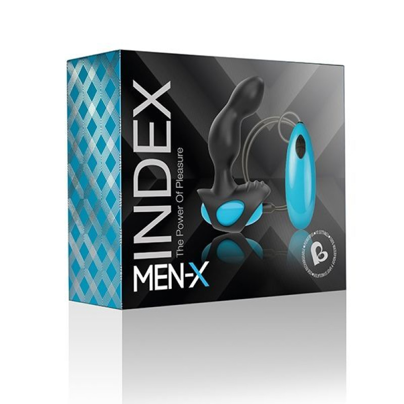 Вібромасажер простати Rocks Off Men-X - Index з пультом і знімною насадкою