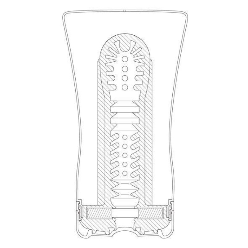 Мастурбатор Tenga Soft Tube Cup (м'яка подушечка) здавлюють