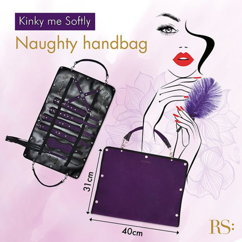 Подарунковий набір для BDSM RIANNE S - Kinky Me Softly Purple: 8 предметів для задоволення