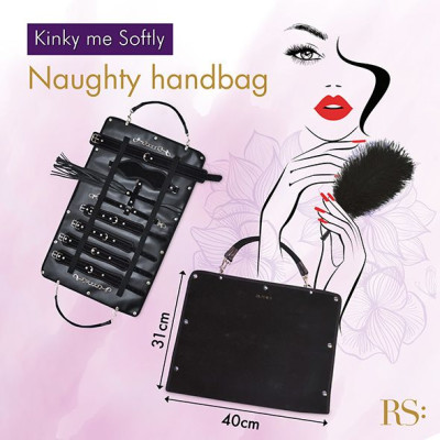 Подарунковий набір для BDSM RIANNE S - Kinky Me Softly Black: 8 предметів для задоволення