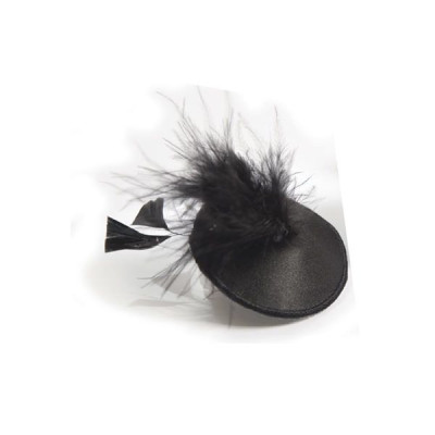 Пестіс - стікіні Bijoux Indiscrets Burlesque pasties FEATHER, з пір'ям