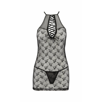 Напівпрозора сорочка AZALIA CHEMISE Black XXL/3XL Passion