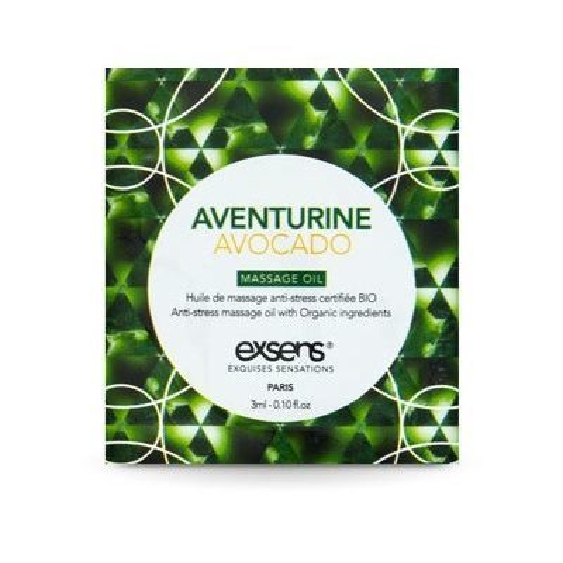 Пробник масажного масла EXSENS Anti-Stress Aventurine Avocado 3мл