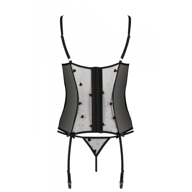 Еротичний корсет LOVELIA CORSET black S/M - Passion