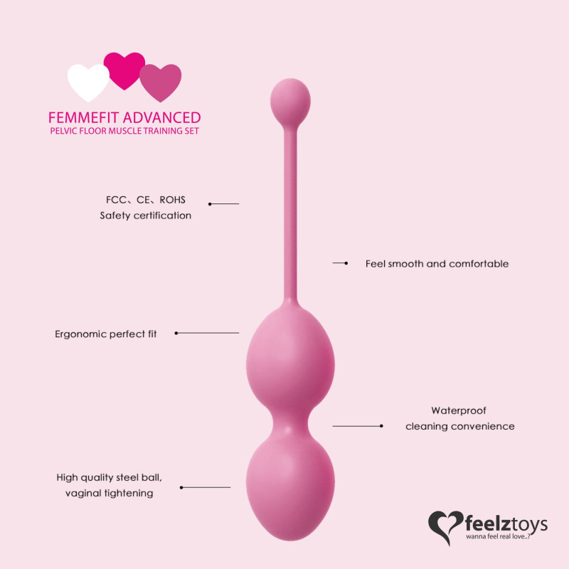 Набір вагінальных шариков для продвинутых FeelzToys - FemmeFit Advanced Pelvic Muscle Training Set