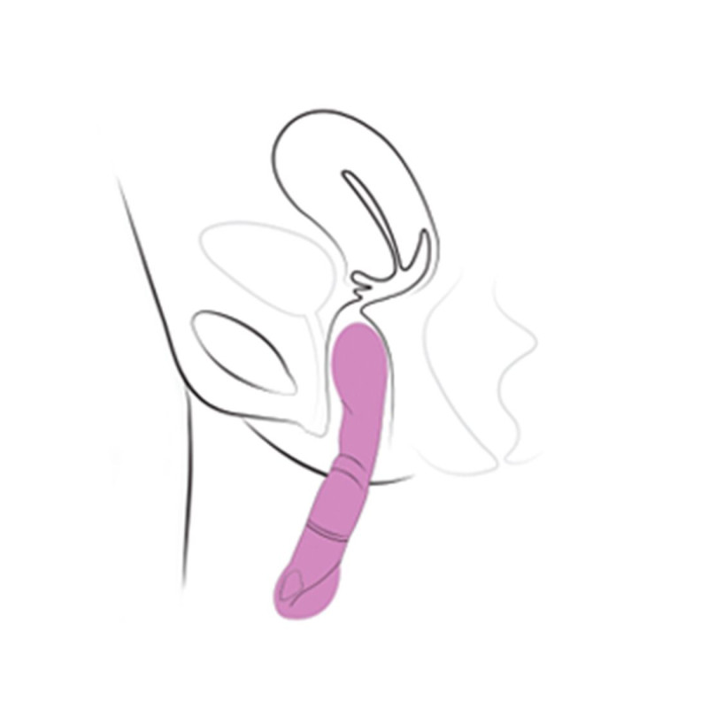 Вібратор Adrien Lastic Nyx 2.0 з акумулятором, стимуляція точки G та входу в піхву