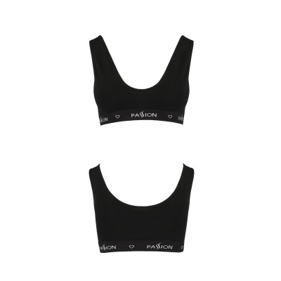 Спортивний топ з широкою резинкою Passion PS004 TOP black, size XL