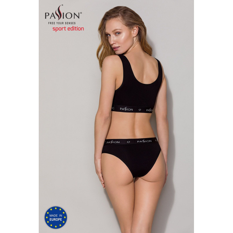 Спортивний топ з широкою резинкою Passion PS004 TOP black, size XL