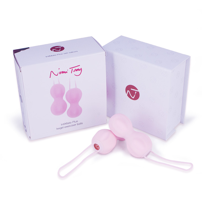 Вагінальні кульки Nomi Tang IntiMate Plus Вага: 83гр і 139гр Колір: сакура