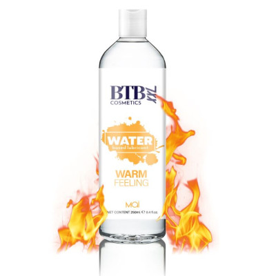 Розігріваючий лубрикант на водній основі BTB WARM FEELING (250 мл)