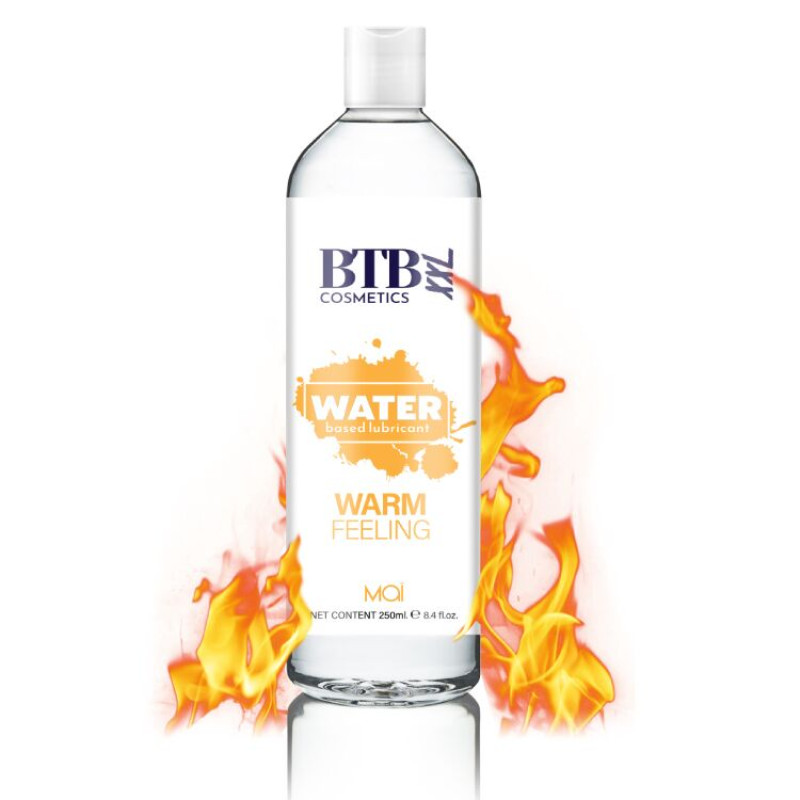 Розігріваючий лубрикант на водній основі BTB WARM FEELING (250 мл)
