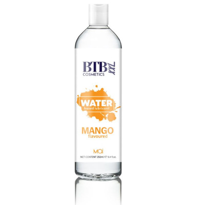 Лубрикант на водній основі BTB FLAVORED MANGO з ароматом манго (250 мл)