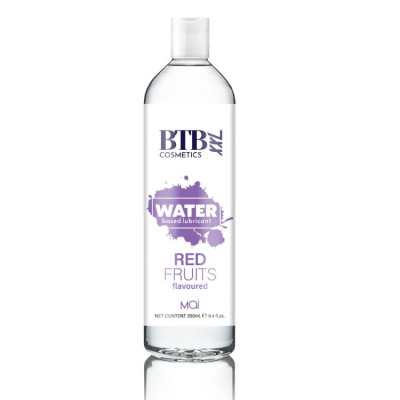 Лубрикант на водній основі BTB FLAVORED RED FRUITS з ароматом червоних фруктів (250 мл)