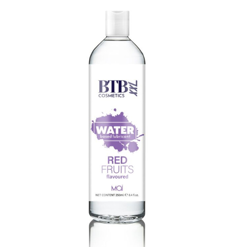 Лубрикант на водній основі BTB FLAVORED RED FRUITS з ароматом червоних фруктів (250 мл)
