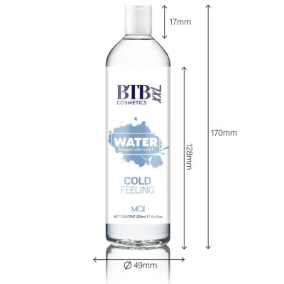 Охолоджуючий лубрикант на водній основі BTB COLD FEELING (250 мл)