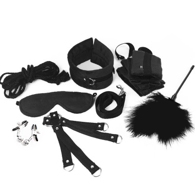 Набір БДСМ Art of Sex - Soft Touch BDSM Set, Чорний