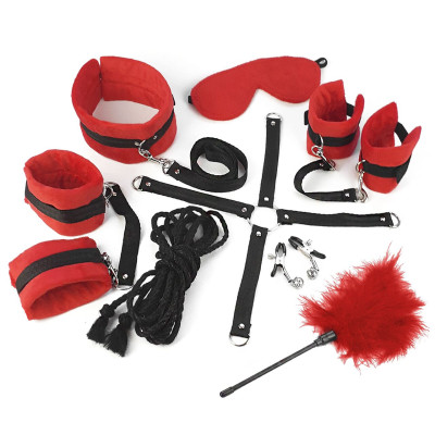 Набір БДСМ Art of Sex - Soft Touch BDSM Set, Червоний
