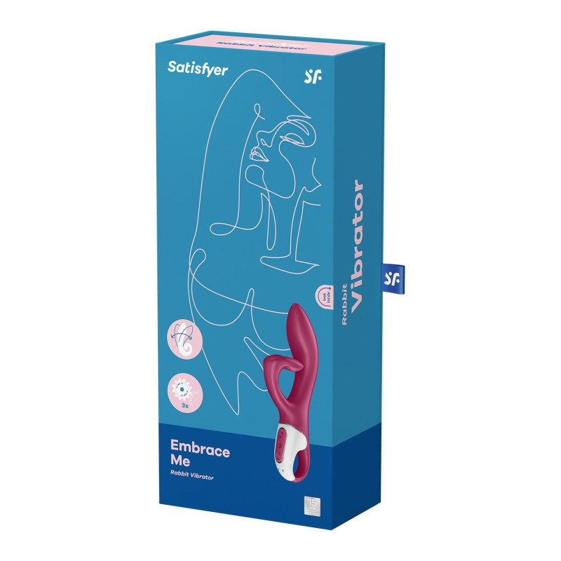 Вібратор кролик Satisfyer Embrace me Berry