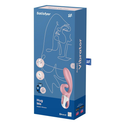 Cмарт-вібратор кролик Satisfyer Hug Me Pink