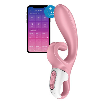 Cмарт-вібратор кролик Satisfyer Hug Me Pink