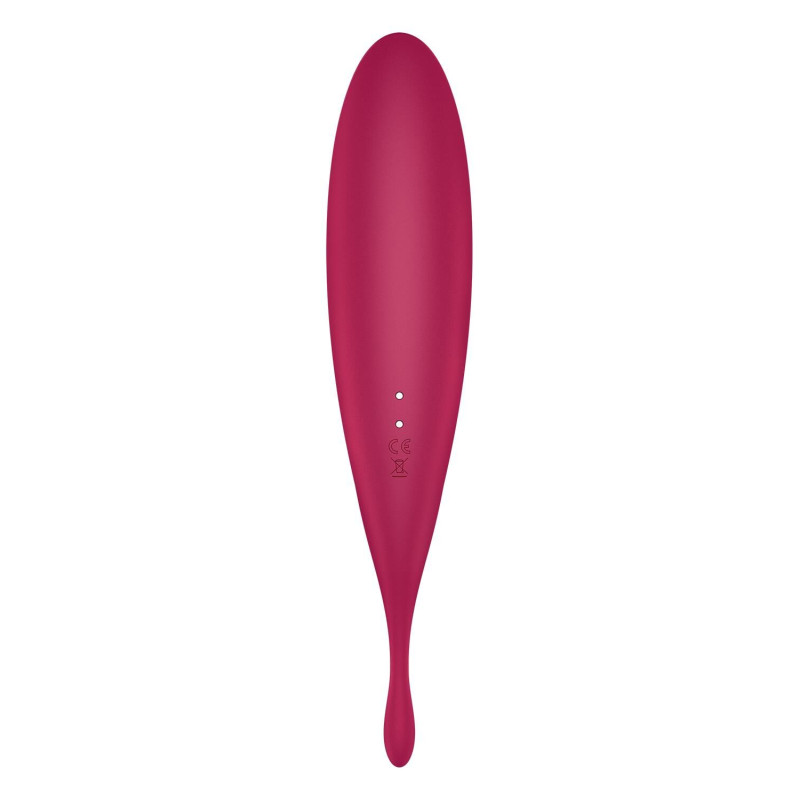 Вакуумний вібратор Satisfyer Twirling Pro+ dark red