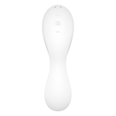 Вакуумний стимулятор із вібрацією Satisfyer Curvy Trinity 5 (White)