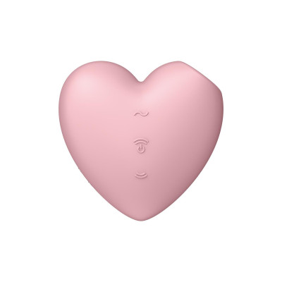 Вакуумний стимулятор Satisfyer Cutie Heart Light Red