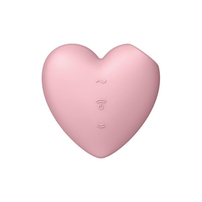 Вакуумний стимулятор Satisfyer Cutie Heart Light Red
