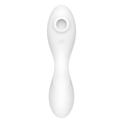 Вакуумний стимулятор із вібрацією Satisfyer Curvy Trinity 5 (White)