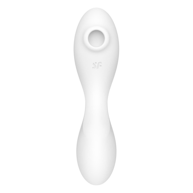 Вакуумний стимулятор із вібрацією Satisfyer Curvy Trinity 5 (White)