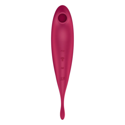 Вакуумний смарт-вібратор Satisfyer Twirling Pro+ dark Red