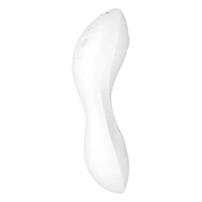 Вакуумний стимулятор із вібрацією Satisfyer Curvy Trinity 5 (White)