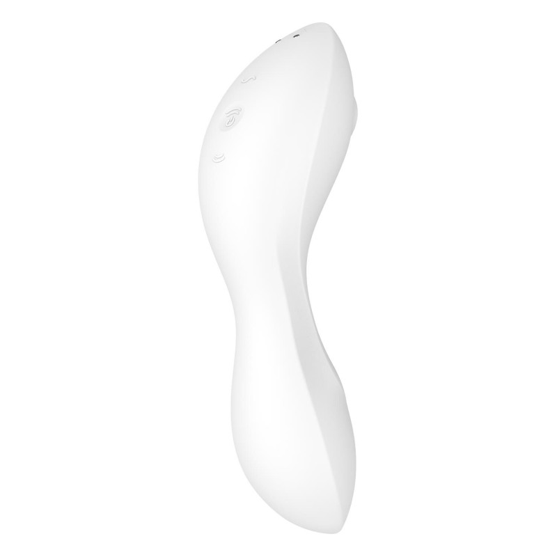 Вакуумний стимулятор із вібрацією Satisfyer Curvy Trinity 5 (White)