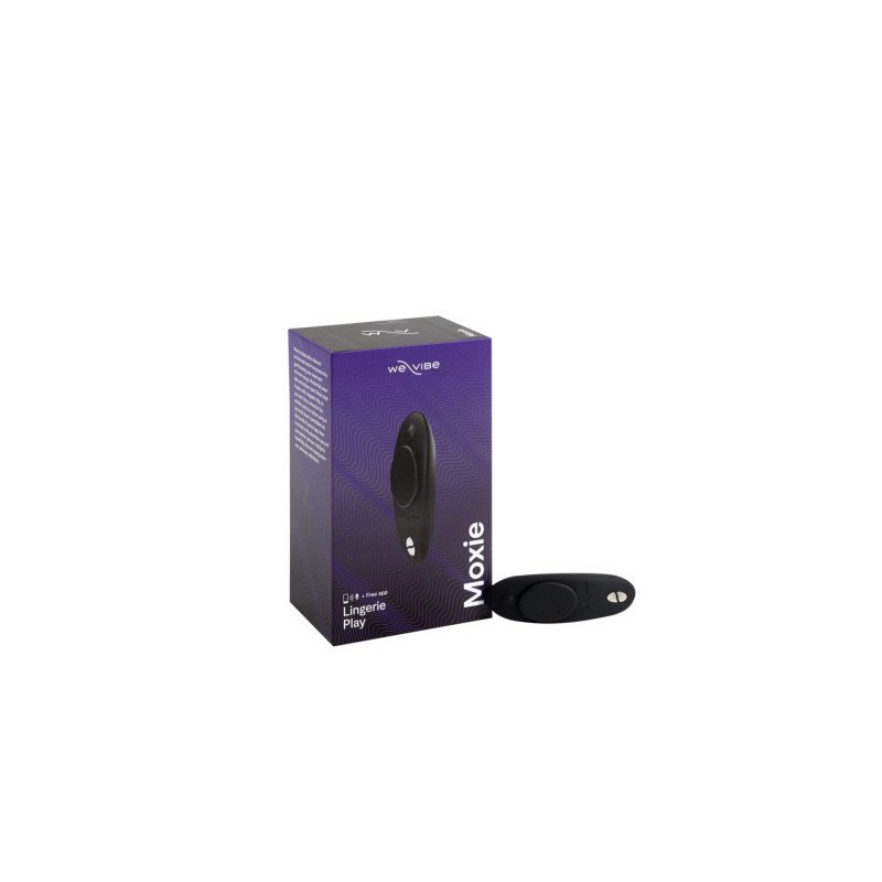 Смарт-вібратор у трусики We-Vibe Moxie Satin Black з пультом ДУ