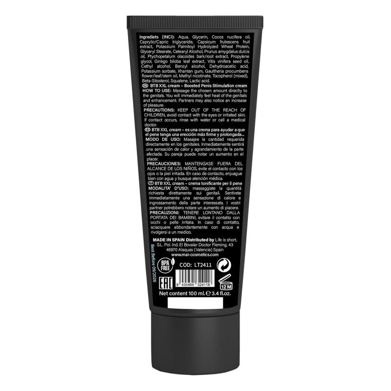 Крем для ерекції та збільшення члена BTB XXL CREAM (100 мл)