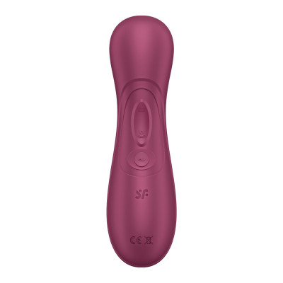 Вакуумний кліторальний стимулятор Satisfyer Pro 2 Generation 3 з керуванням через застосунок і технологією Liquid Air Wine Red