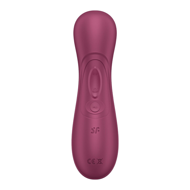 Вакуумний кліторальний стимулятор Satisfyer Pro 2 Generation 3 з керуванням через застосунок і технологією Liquid Air Wine Red