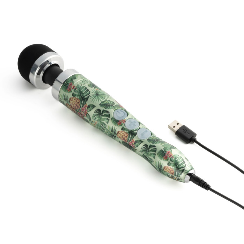 Вібромасажер DOXY Die Cast 3R PINEAPPLE, дуже потужний, живлення 220В, металевий корпус