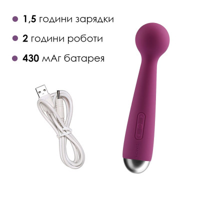 Вібромасажер з інтелектуальним режимом Svakom Mini Emma Violet (м'ята упаковка)