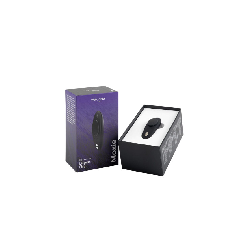 Смарт-вібратор у трусики We-Vibe Moxie Satin Black з пультом ДУ