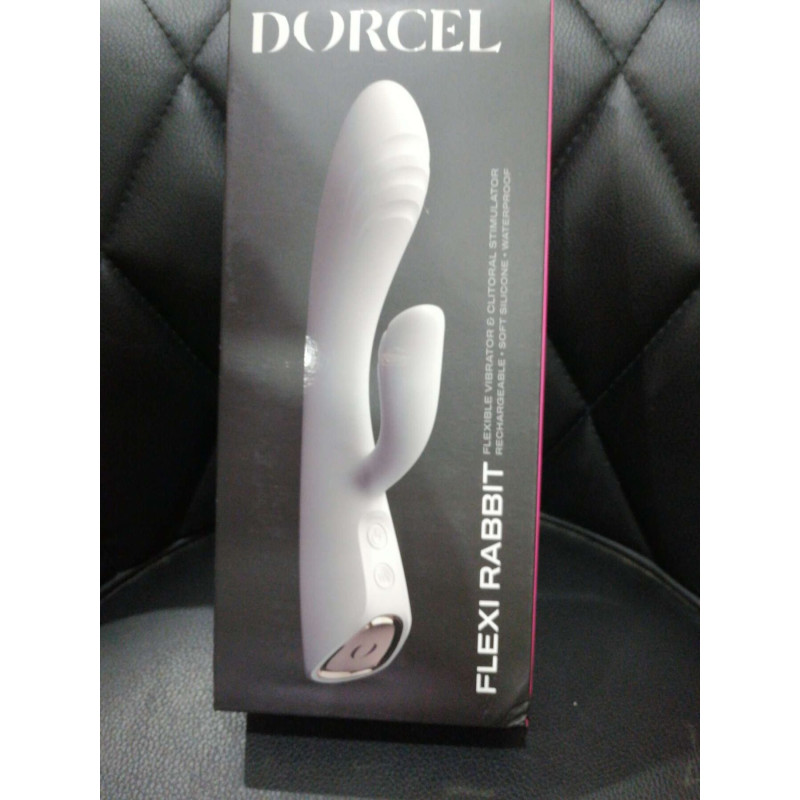 Вібратор-кролик Dorcel FLEXI RABBIT WHITE (м'ята упаковка)