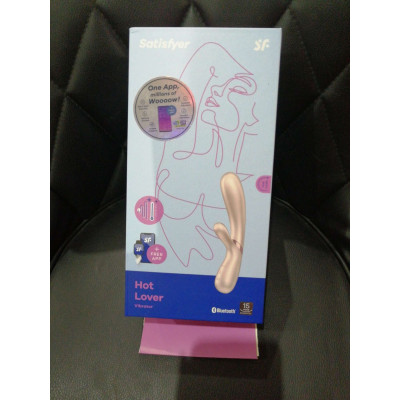 Смарт вібратор-кролик із підігрівом Satisfyer Hot Lover Nude (м'ята упаковка)
