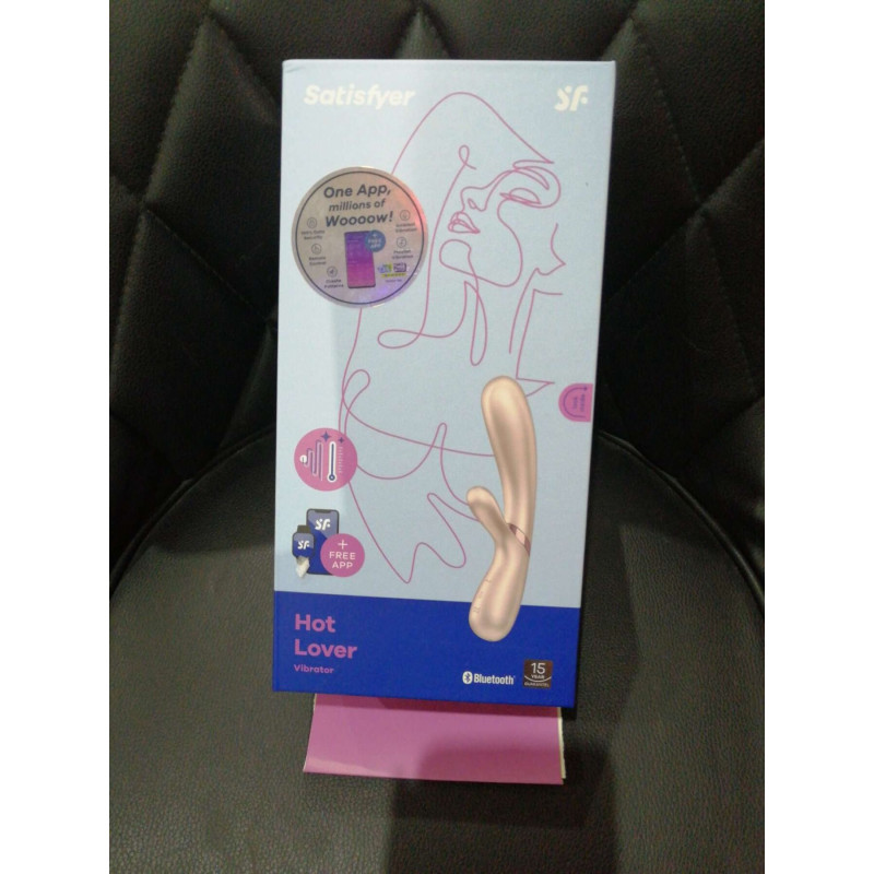 Смарт вібратор-кролик із підігрівом Satisfyer Hot Lover Nude (м'ята упаковка)