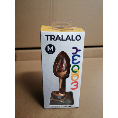 Анальний затор Wooomy Tralalo Metal Plug Size M (м'ята упаковка)