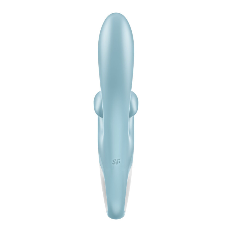 Вібратор-кролик Satisfyer Touch Me Blue, подвійний відросток, 3 потужні мотори