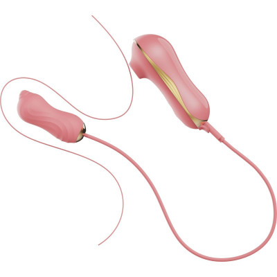 Набір 3 в 1 Zalo - UNICORN Set Pink, віброяйце, пульсатор, вакуумний стимулятор