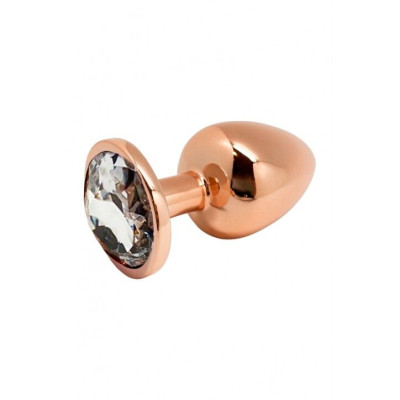 Анальна пробка Wooomy Tralalo Rose Gold Metal Plug Size L