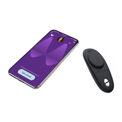 Смарт-вібратор у трусики We-Vibe Moxie Satin Black з пультом ДУ