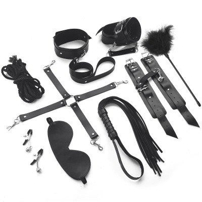 Набір для БДСМ Art of Sex - BDSM Set Leather, 10 предметів