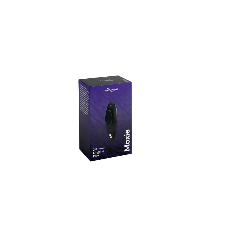Смарт-вібратор у трусики We-Vibe Moxie Satin Black з пультом ДУ